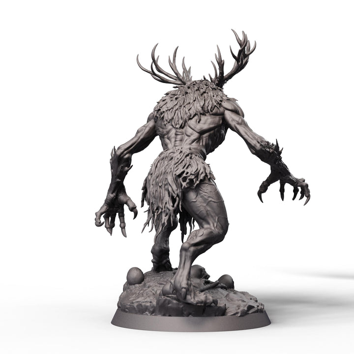 Wendigo Monster Unpainted Miniature, PaintedOrNot Original Resin Horror Boss for DnD 5E Pathfinder