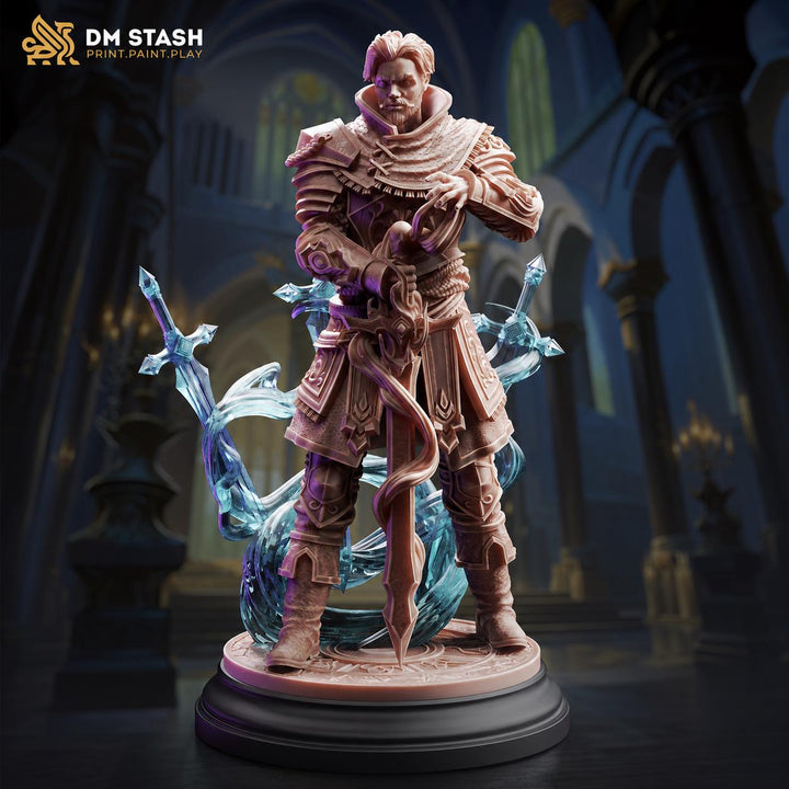 Human Sorcerer Miniature | Arcane Spellcaster | Resin 28mm 32mm 54mm 75mm 100mm