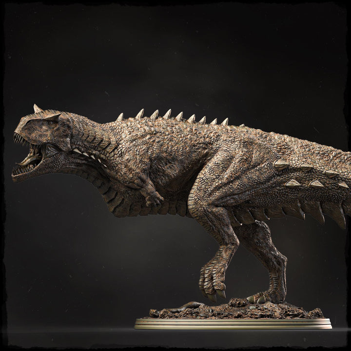 Carnotaurus Dinosaur Miniature | Prehistoric Predator Monster | UNPAINTED Resin DnD Pathfinder