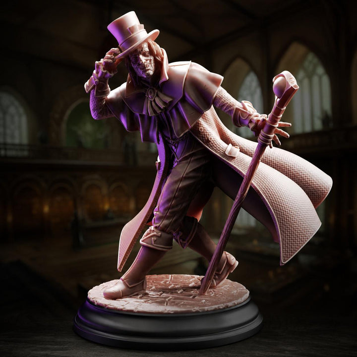 Wizard Warlock Miniature | Arcane Spellcaster NPC | UNPAINTED Resin DnD Pathfinder