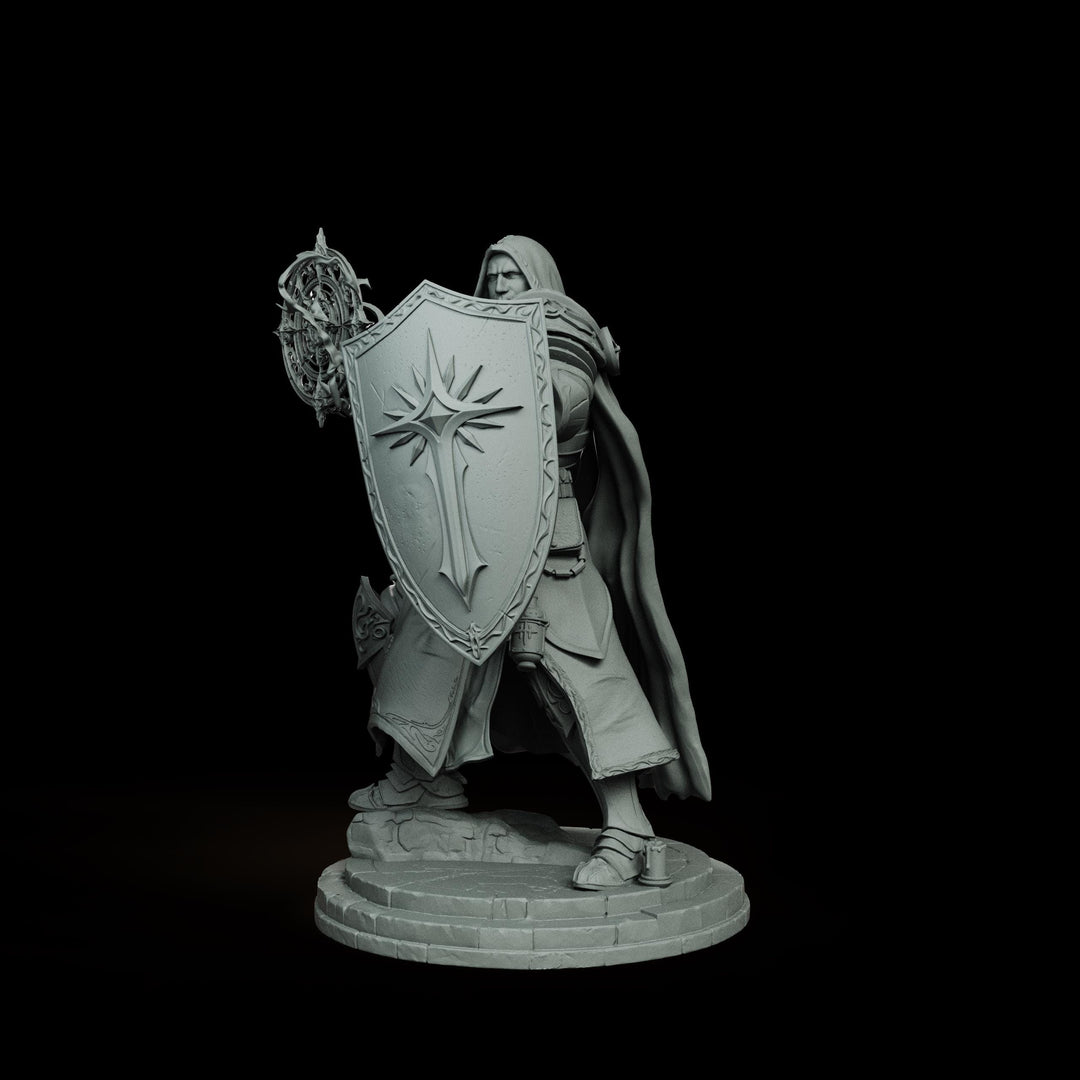 War Cleric Battle Priest Magic, PaintedOrNot Original Design Unpainted Mini | 5 Sizes /Scales
