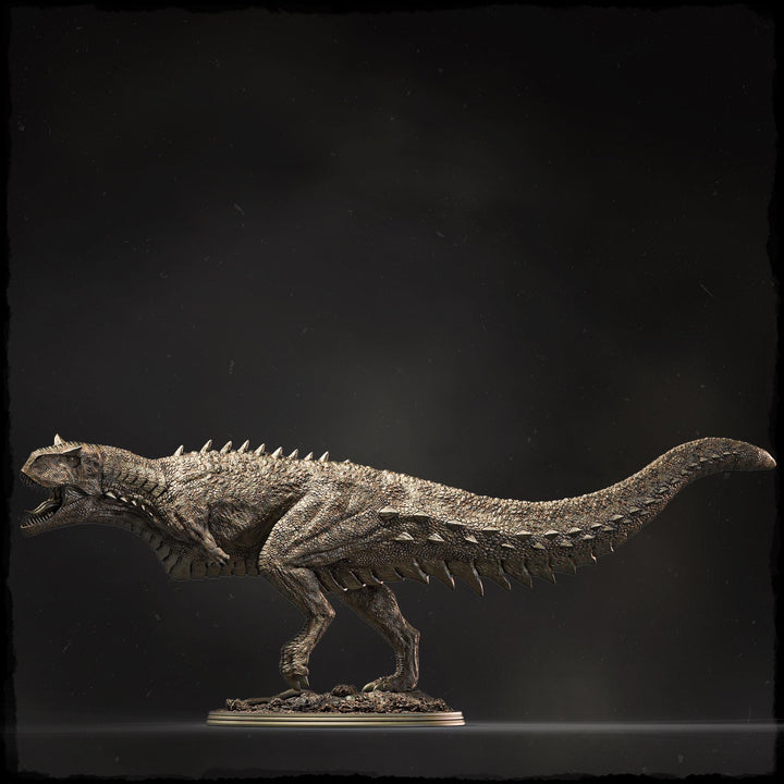 Carnotaurus Dinosaur Miniature | Prehistoric Predator Monster | UNPAINTED Resin DnD Pathfinder
