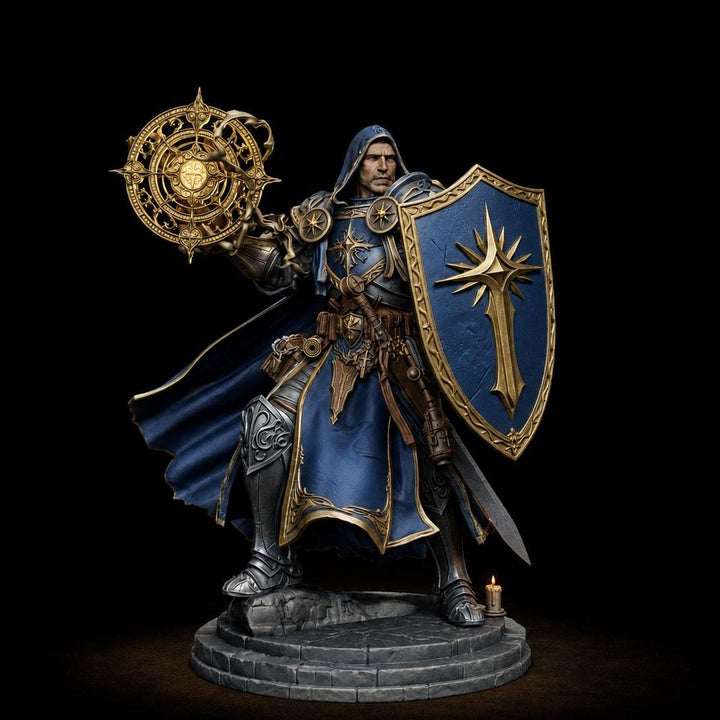 Holy Paladin Divine Judge Miniature | Corvane Magic Pose | PaintedOrNot Original Unpainted Mini | 5 Sizes