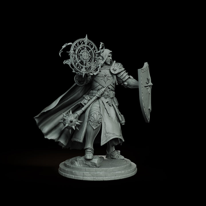 War Cleric Battle Priest Magic, PaintedOrNot Original Design Unpainted Mini | 5 Sizes /Scales