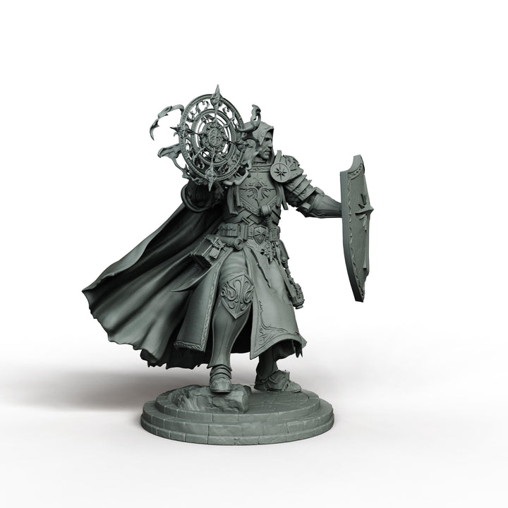 Holy Paladin Divine Judge Miniature | Corvane Magic Pose | PaintedOrNot Original Unpainted Mini | 5 Sizes