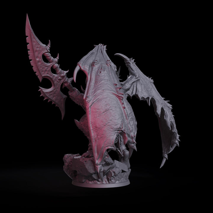 Demon Lord Miniature | Narzakar Winged Greater Demon | PaintedOrNot Original DnD 5E Pathfinder