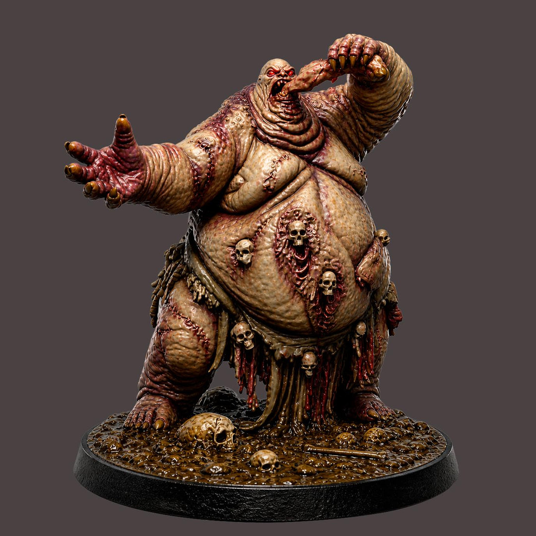 Flesh Eater Miniature | Bloated Horror Boss Monster | UNPAINTED Resin DnD 5E Pathfinder