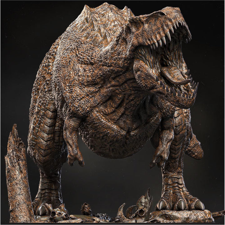T Rex Miniature | Tyrannosaurus Dinosaur Predator | UNPAINTED Resin DnD 5E Pathfinder