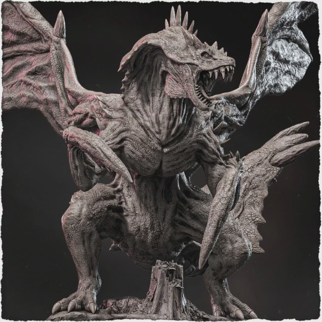 Mantis Dragon, Sci-Fi Space insectoid  (4 sizes) D&amp;D Resin Miniature unpainted | Resin Dragon Statue | Figurine Dungeons and Dragons 5e