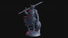 Dragonborn Paladin Fighter 2handed Sword model | 28mm, 32mm,54mm,75mm, 100mm Scale Resin Miniature | D&D 5e| Pathfinder | Flesh of Gods