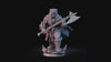Half-Orc Barbarian, Fighter PC NPC, PaintedorNot Original Design Unpainted Mini | 5 Sizes /Scales