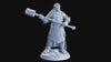 Half-Orc Fighter Rune Knight Cleric | 28mm, 32mm,54mm,75mm,100mm Scales | Player Character Mini | D&D 5e Pathfinder Figurine | Flesh of Gods