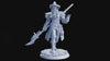 Human Fighter Polearm Master Eldritch Knight Witch Hunter| Monster Slayer Ranger, Hexblade | 28mm,32mm,75mm Scale | Figurine mini - D&D 5e