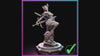 Female Tiefling Monk, Wizard Bladesinger PC NPC Unpainted Resin Miniature D&D 5e | NSFW Topless version | 28mm, 32mm,54mm,75mm,100mm Scales