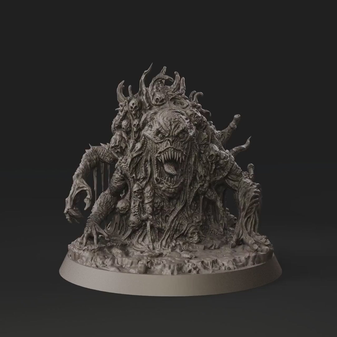 Flesh Abomination Unpainted Miniature, Vorrask Horror Boss, PaintedOrNot Original Resin Monster for DnD 5E