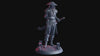Female Fighter, Warlock Hexblade, Monk Kensai PC / NPC| 28mm, 32mm,54mm75mm,100mm Scales | Mini D&D 5e Pathfinder Figurine | Flesh of Gods