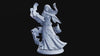 Female Wizard, Warlock, Sorcerer PC NPC | 28mm, 32mm,54mm, 75mm, 100mm Scale Resin Miniature | Dungeons and Dragons | Flesh of Gods