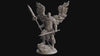 AAsimar Paladin Cleric with Sword and Lance in Heavy Armor | Dungeons and Dragons | 28mm, 32mm,75mm Scales | Pathfinder |Unpainted Figure