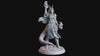 Female Tiefling Warlock Sorceress Wizard Miniature | 28mm, 32mm, 75mm Scales | Dungeons and Dragons | Pathfinder | Figure for Painting |