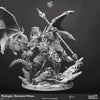 Demonic Prince Thulgar, Demon Lord, Devil | 28mm and 32mm Scale | Dungeons and Dragons 5e | Pathfinder | Figurine Mini | Cast n Play