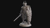 Dragonborn Paladin Sword and Shield | 28mm, 32mm, 75mm Scale Resin Miniature | Dungeons and Dragons D&D 5e| Pathfinder | Flesh of Gods