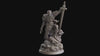 Undead Death Knight, Shadow Overlord | 28mm, 32mm, 75mm Scale Resin Miniature | Flesh of Gods | Dungeons and Dragons |