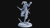 Deranged Jester Rogue Thief Assassin Bard | 28mm, 32mm, 75mm Scale Resin Miniature | Dungeons and Dragons | Flesh of Gods