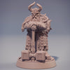 Dwarf Fighter | Dwarf | Hammer & Shield | Dungeons and Dragons | 28mm, 32mm and 75mm Scale| Pathfinder | Figure for Painting