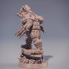 Orc boss | Ork | Orc barbarian | Warhammer and claws| |Dungeons and Dragons | 28mm or 32mm | 75mm Tall Pathfinder | Raging Barbarian orc