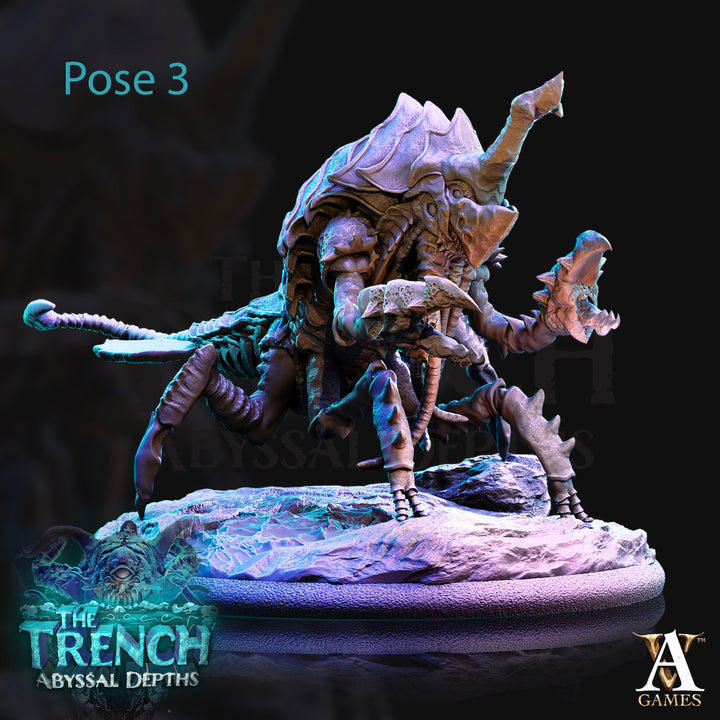 Chuul - 3 Poses | Resin Miniature | Dungeons and Dragons Miniatures | Pathfinder Miniatures | DnD 5e | Underwater | Figure | Role Playing