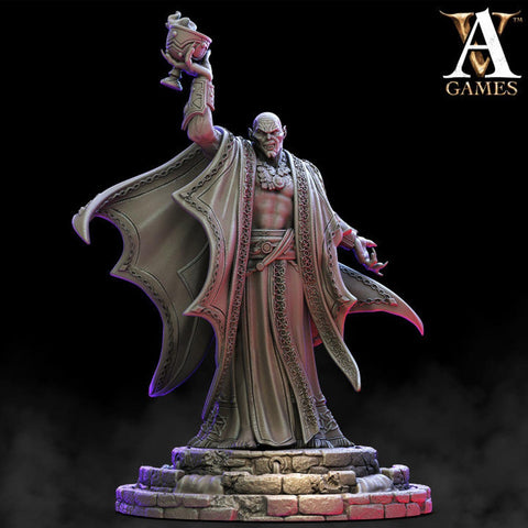 Vampire Prince - Greater Vampire | 32mm Scale| Vampire Miniature | Dungeons and Dragons Miniatures Undead | Pathfinder Miniatures | DnD 5e |