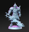 Fighter | Paladin| Miniatures | Kalkhan | Heavy Armor | Dungeons and Dragons | 28mm and 32mm | Pathfinder | Figure for Painting | Fighter|