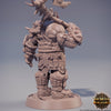 Orc War Chief | Orc barbarian | Megaboss | Dungeons and Dragons | 28mm or 32mm | 75mm Tall Pathfinder | Barbarian orc