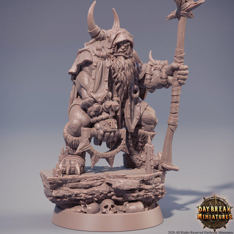 Half-orc Druid | Orc Shaman| Cleric | Miniature | Megaboss | Dungeons and Dragons | 28mm | 32mm | Pathfinder |