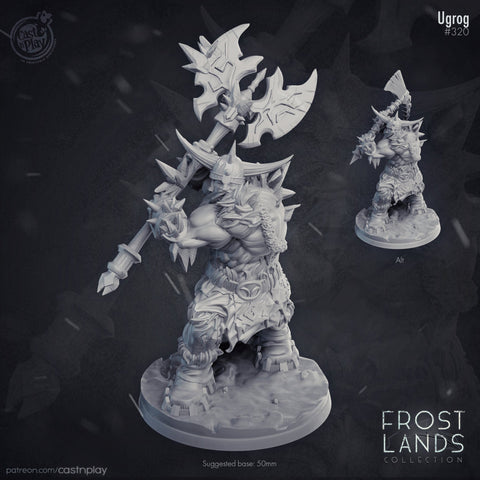 Frost Giant | 28mm and 32mm Scale | Storm King's Thunder | Dungeons and Dragons Miniatures  | Pathfinder Miniatures | Figurine | DnD Mini |