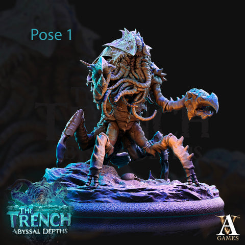 Chuul - 3 Poses | Resin Miniature | Dungeons and Dragons Miniatures | Pathfinder Miniatures | DnD 5e | Underwater | Figure | Role Playing