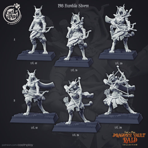 Tabaxy Sharpshooter Ranger - | 28mm and 32mm Scale | Player Character Miniature | Dungeons and Dragons | Pathfinder Miniatures | Figurine |