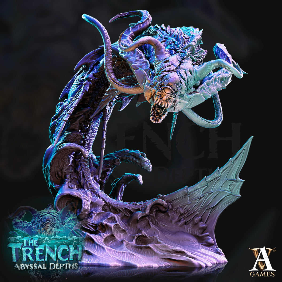 Aboleth Aberration | 100mm Tall Resin Miniature | Dungeons and Dragons ...