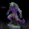 Werewolves (4 different models) | 28mm and 32mm scale | 65mm | Resin Miniature | Dungeons and Dragons | Figure for painting |Pathfinder mini