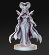 Sexy Female Egyptian Cleric Queen | 28mm, 32mmm, 75mm Scale Unpainted resin Figurine D&D Tabletop Fantasy Miniature Gaming