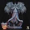 Fallen Angel | 32mm, 75mm Scales | Angel Succubus Miniature | Dungeons and Dragons Miniatures | Pathfinder Miniatures |