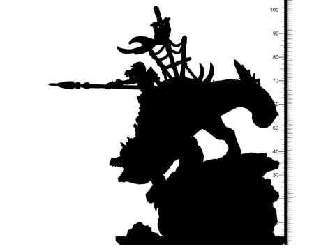 Female Pinup Beastmaster Ranger Drake Rider | 100mm tall with Base Resin Miniature | Dungeons and Dragons | DnD 5e | Figure Role Playing