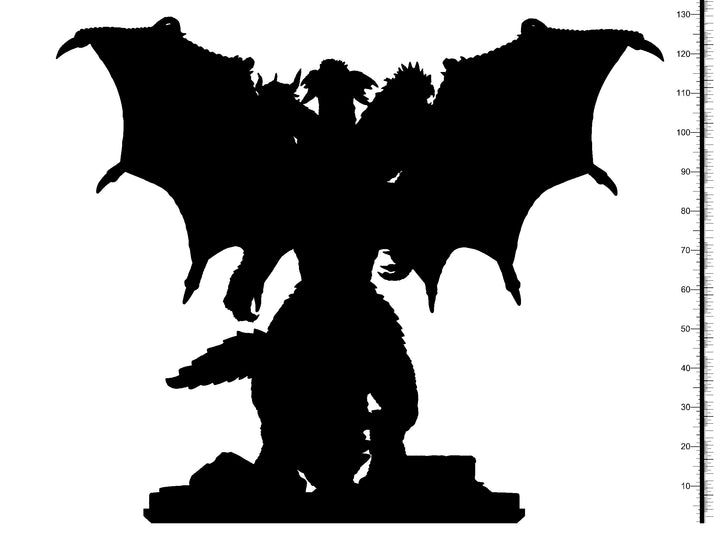 Tiamat 5 headed dragon God  | 130mm tall Resin Miniature | Dungeons and Dragons | Pathfinder Miniatures | DnD 5e | Figure Role Playing