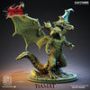Tiamat 5 headed dragon God| 130mm tall Resin Miniature | Dungeons and Dragons | Pathfinder Miniatures | DnD 5e | Figure Role Playing