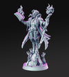 Vampire Wizard | Vampire Lord Necromancer | Undead Miniature | Dungeons and Dragons | 28mm | 32mm| Pathfinder | Figure for Painting | DnD