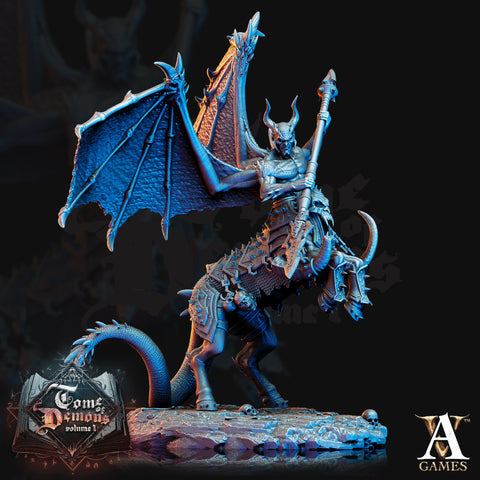 Armanite | Decataurs | Demon Lord | 28mm/32mm scale | 75mm Tall | Out of the Abyss | Demon | Dungeons and Dragons |