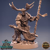 Druid Cleric Player Character | Hobgoblin Shaman | 28mm, 32mm, 75mm Scale Resin Miniature | Dungeons and Dragons | DaybreakMiniatures