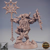 Beastman - Minotaur -Yakfolk| 28mm, 32mm, 75mm Scale Resin Miniature | Dungeons and Dragons Miniatures | Pathfinder |
