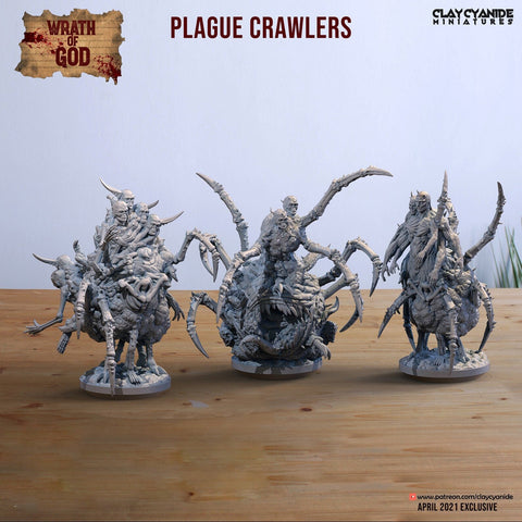 Flesh Abomination Crawlers Demon | 55mm tall | 28mm/32mm scale | Dungeons and Dragons | Pathfinder |