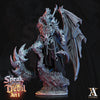 Greater Devil Azazel Pit Fiend 150mm Tall | 60mm Base | 3d printed | Nine Hells| Dungeons and Dragons | Archvillain Games | Demon Statue